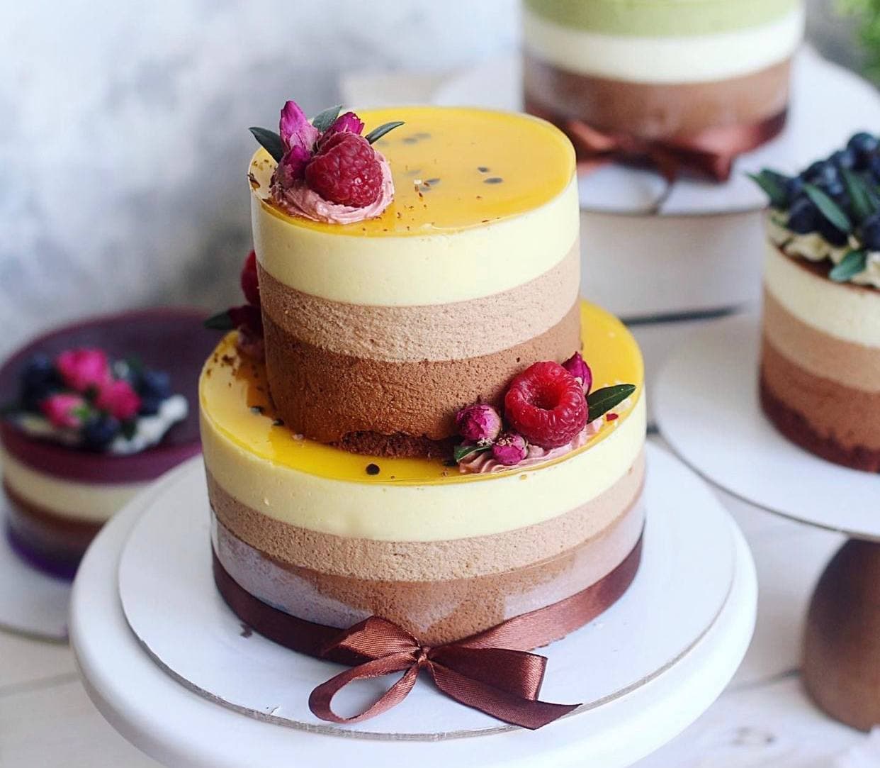Бенто-торты "Три шоколада". Программа Расширенная (nezabudka_cake)-5